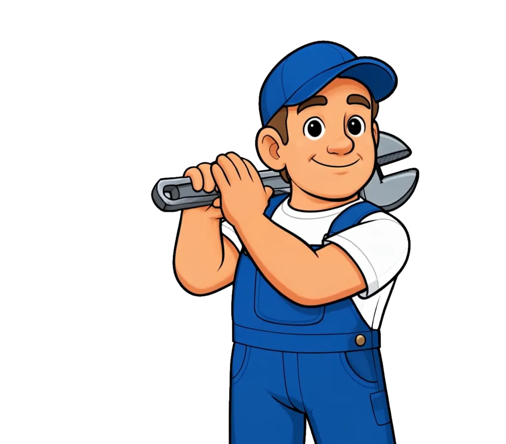 Ed, the Ed's Plumbing mascot